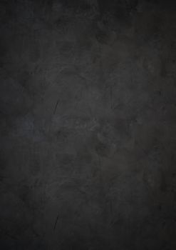 Dark and black cement wall texture as A4 background