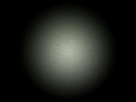 The abstract background of a white circle is gradient black.