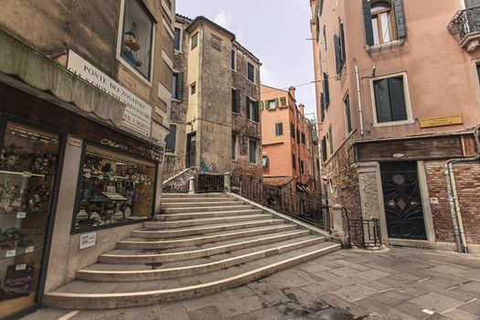 VENICE, ITALY 2 JULY 2020: Generic architecture in Venice