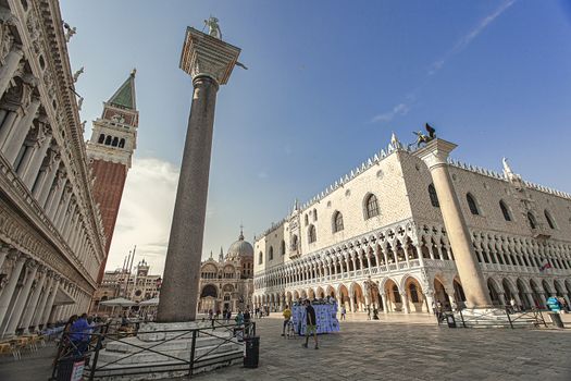 VENICE, ITALY 2 JULY 2020: Saint mark square in Venice