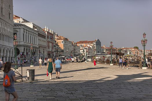 VENICE, ITALY 2 JULY 2020: Saint mark square in Venice