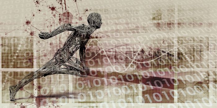 Athletics Technology for Sport and Health Industry Art