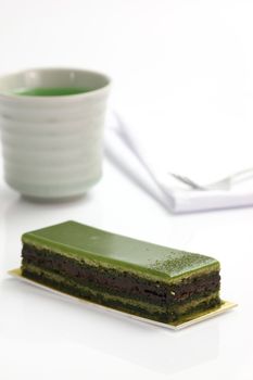 green tea cake