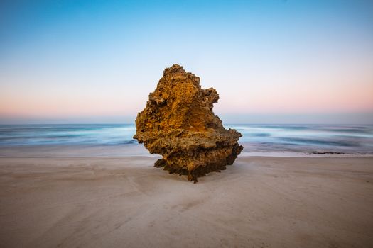 The idyllic Number Sixteen Beach at sunrise in Rye, Victoria, Australia