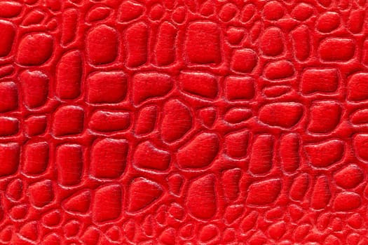 Red leather texture. Abstract background for design.