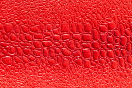 Red leather texture. Abstract background for design.
