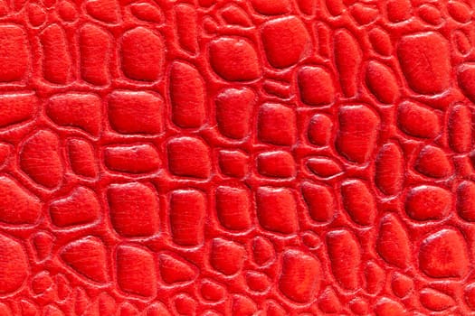 Red leather texture. Abstract background for design.