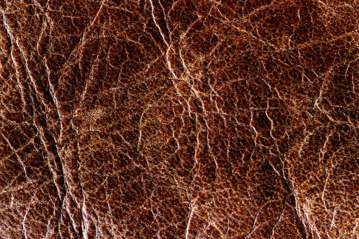 Brown natural leather texture. Abstract background for design.