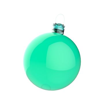 Empty 3d Christmas ornament 