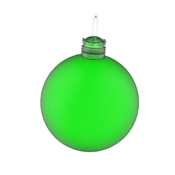 Empty 3d Christmas ornament 