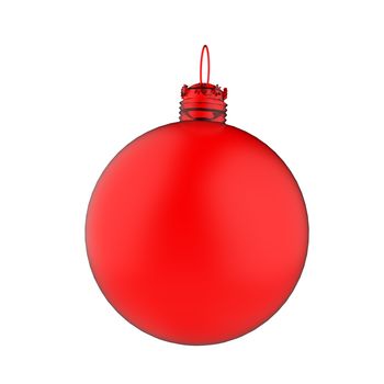 Empty 3d Christmas ornament 