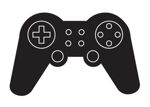 Game controller icon on white background. flat style. Game controller sign for your web site design, logo, app, UI.