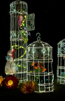 Sibiu City, Romania - 23 June 2019. The Lantern Festival a centuries-old Chinese tradition will illuminate the ASTRA Museum at the Sibiu International Theatre Festival from Sibiu, Romania.