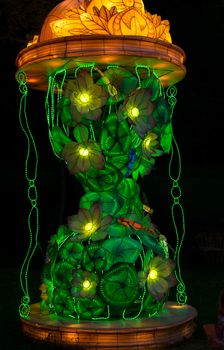 Sibiu City, Romania - 23 June 2019. The Lantern Festival a centuries-old Chinese tradition will illuminate the ASTRA Museum at the Sibiu International Theatre Festival from Sibiu, Romania.