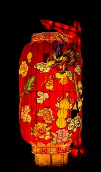 Sibiu City, Romania - 23 June 2019. The Lantern Festival a centuries-old Chinese tradition will illuminate the ASTRA Museum at the Sibiu International Theatre Festival from Sibiu, Romania.