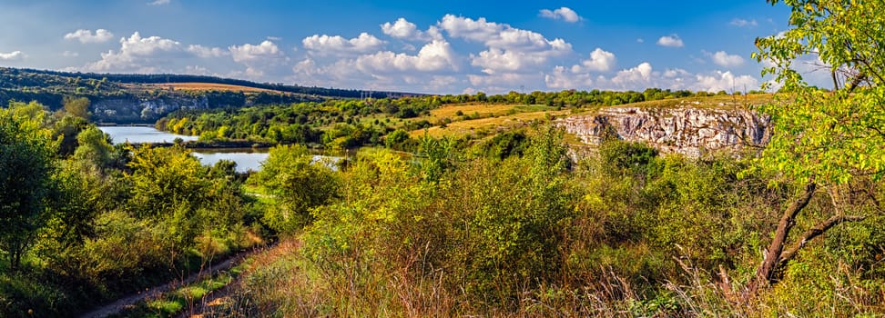 A summer day in the Rusenski Lom canyon and Malkoya Sandzhak village, Ruse district, Bulgaria