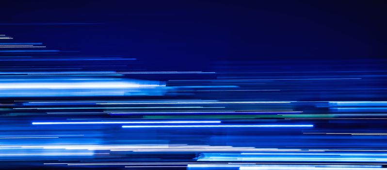 blue light trails timeline cover