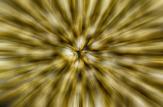 abstract golden zoom blur background