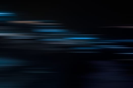 Abstract light trails in the dark background