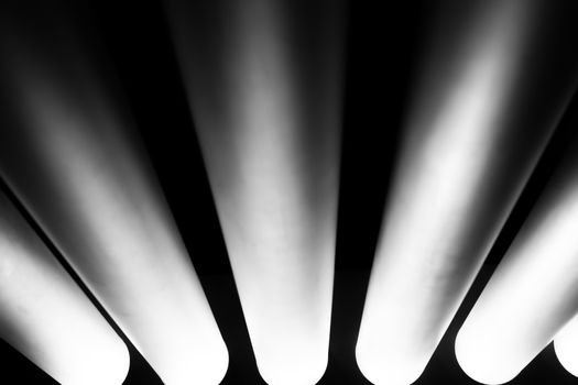 abstract neon lights in the dark