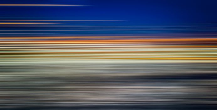 Abstract horizontal speed light line motion blur