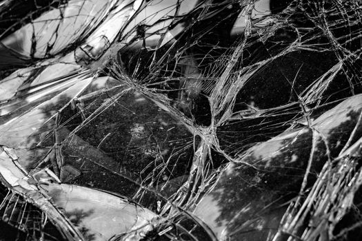 broken car windshield