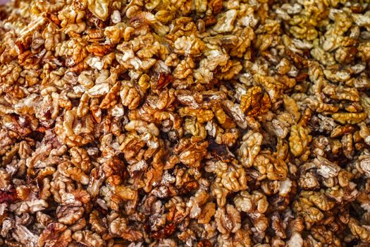 Fresh walnuts without shell