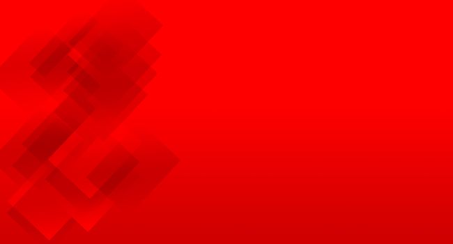 Red background with squares of different shades with copy space