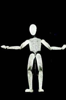 Sibiu City, Romania - 22 June 2019. DUNDU an illuminated large-scale puppet at the Sibiu International Theatre Festival from Sibiu, Romania.