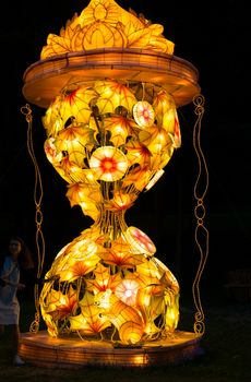 Sibiu City, Romania - 23 June 2019. The Lantern Festival a centuries-old Chinese tradition will illuminate the ASTRA Museum at the Sibiu International Theatre Festival from Sibiu, Romania.