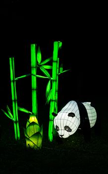 Sibiu City, Romania - 23 June 2019. The Lantern Festival a centuries-old Chinese tradition will illuminate the ASTRA Museum at the Sibiu International Theatre Festival from Sibiu, Romania.