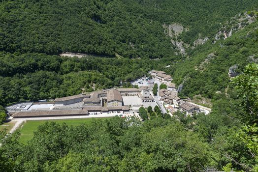 Rocca Porena landscape seen from the rock sanctuary where Santa Rita prayed