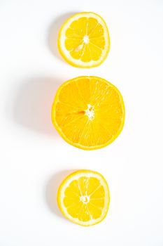 Alice of Lemon and Oranges in a pattern against a plain white background