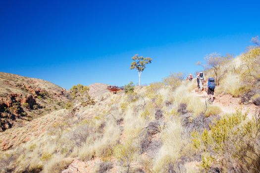 The impressive views of Ormiston Gorge in the West MacDonnell Ranges in Northern Territory, Australia