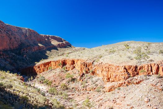 The impressive views of Ormiston Gorge in the West MacDonnell Ranges in Northern Territory, Australia