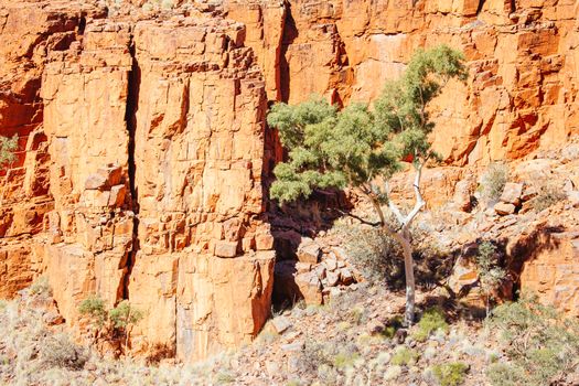 The impressive views of Ormiston Gorge in the West MacDonnell Ranges in Northern Territory, Australia