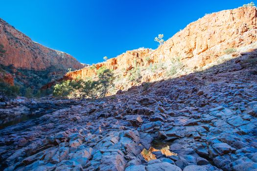 The impressive views of Ormiston Gorge in the West MacDonnell Ranges in Northern Territory, Australia