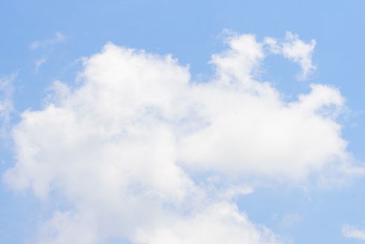 The nature of blue sky with cloud in the morning.