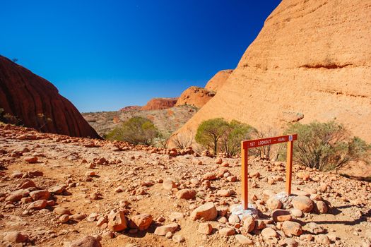 The Olgas (Kata-Tjuta) near the Valley of the Winds walk in the Northern Territory, Australia