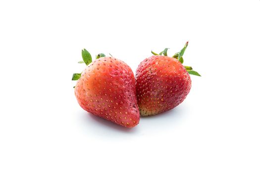 Strawberry isolated on white background.