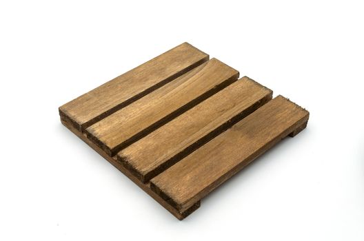 A Wood Pallet isolated on white background.