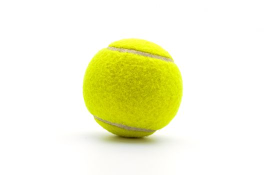 A Tennis Ball isolated on white background.