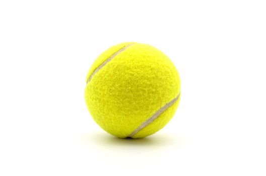 A Tennis Ball isolated on white background.