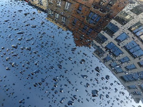 Ghent, Belgium - November 02, 2019: view on the streets and roads with tourists walking around