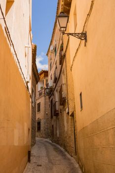 Toledo narrow street in Castile La Mancha, Spain