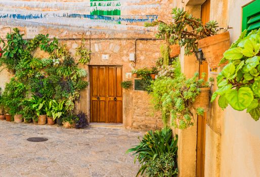 Valldemossa village on Mallorca island, Spain Balearic islands