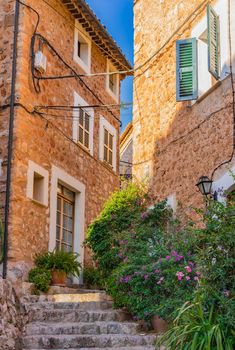 Old village of Fornalutx on Majorca, Spain Balearic Islands