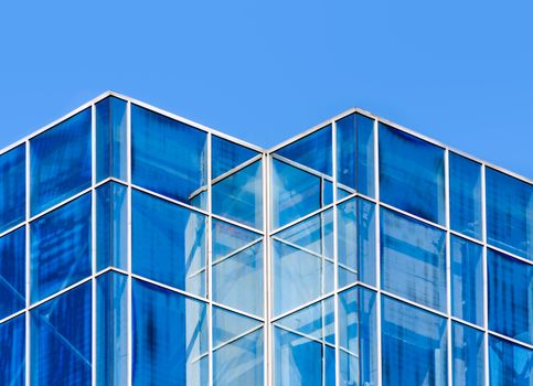 empty windows of office building without people abstract modern architectural background