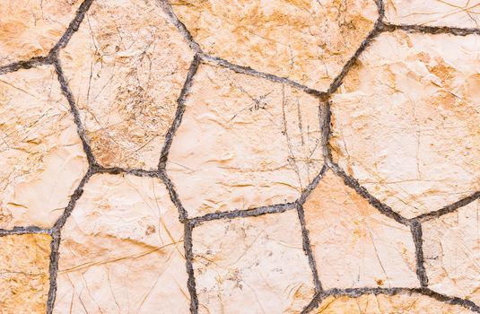 Stone wall background texture, structure close-up