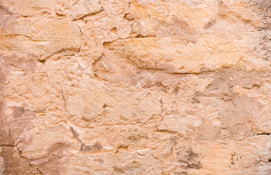 Old grunge stone wall background texture with copy space